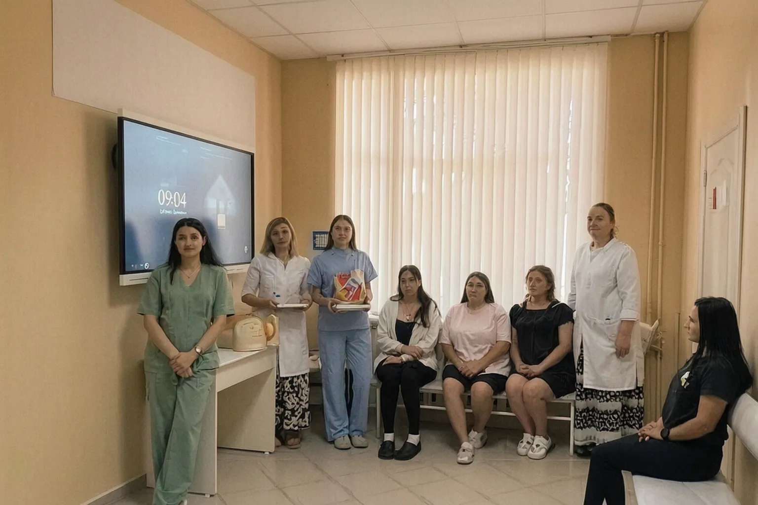 В Климовскую женскую консультацию поступило новое оборудование для обучения будущих мам